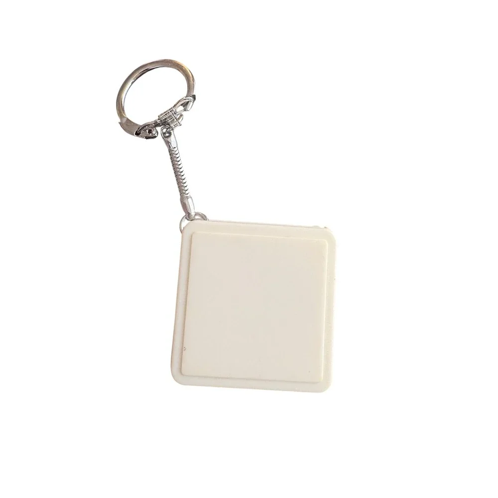 Vintage World's Best Grandpa‎ White Plastic Keychain Key Ring Gift Souvenir